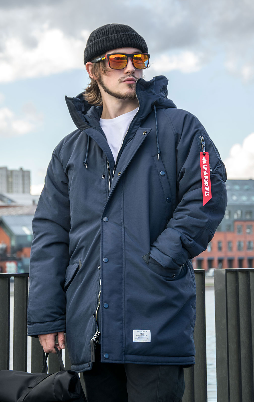 Аляска ALPHA INDUSTRIES ALTITUDE MOD PARKA N-3B FW 23/24 m rep. blue 