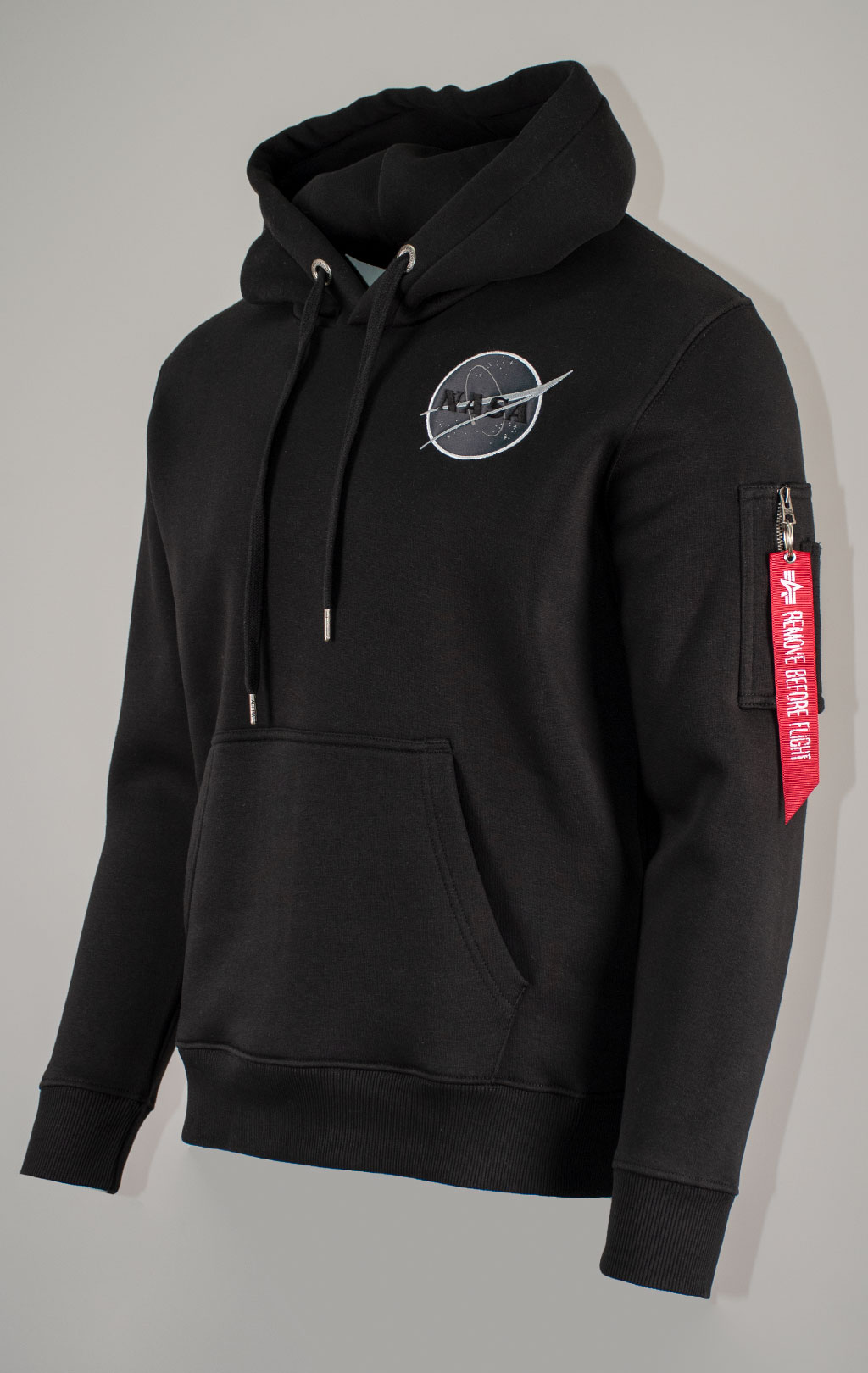 Толстовка ALPHA INDUSTRIES DARK SIDE HOODY black/reflective 
