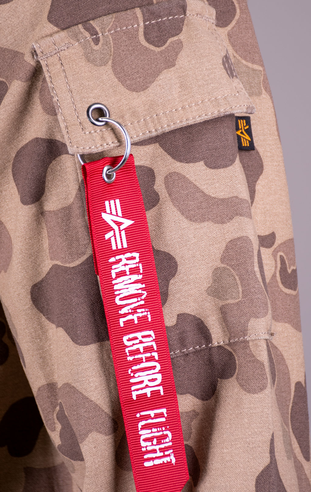 Ветровка ALPHA INDUSTRIES P-42 FIELD SHIRT brown frogskin camo 