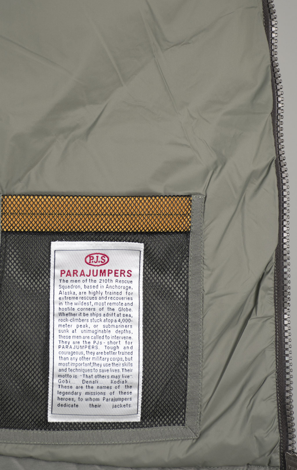 Жилет пуховой PARAJUMPERS KOBUK FW 24/25 thyme 