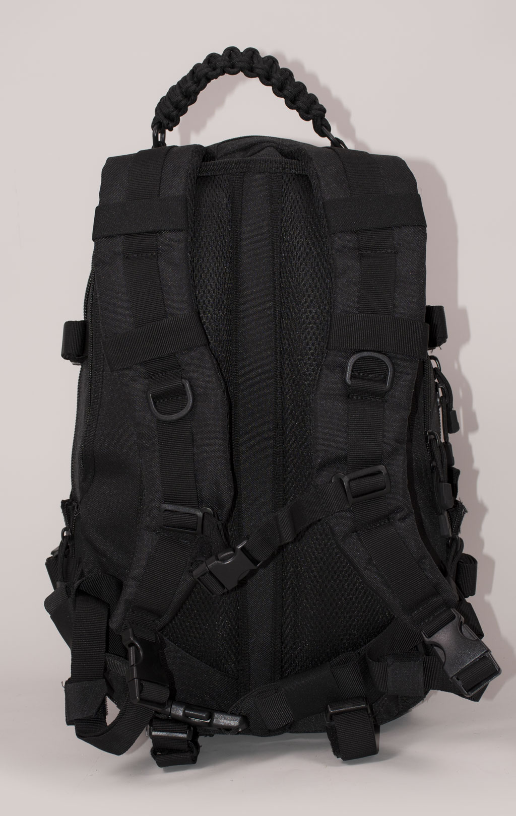 Рюкзак тактический 30L front laser cut, paracord black BS-544 Китай