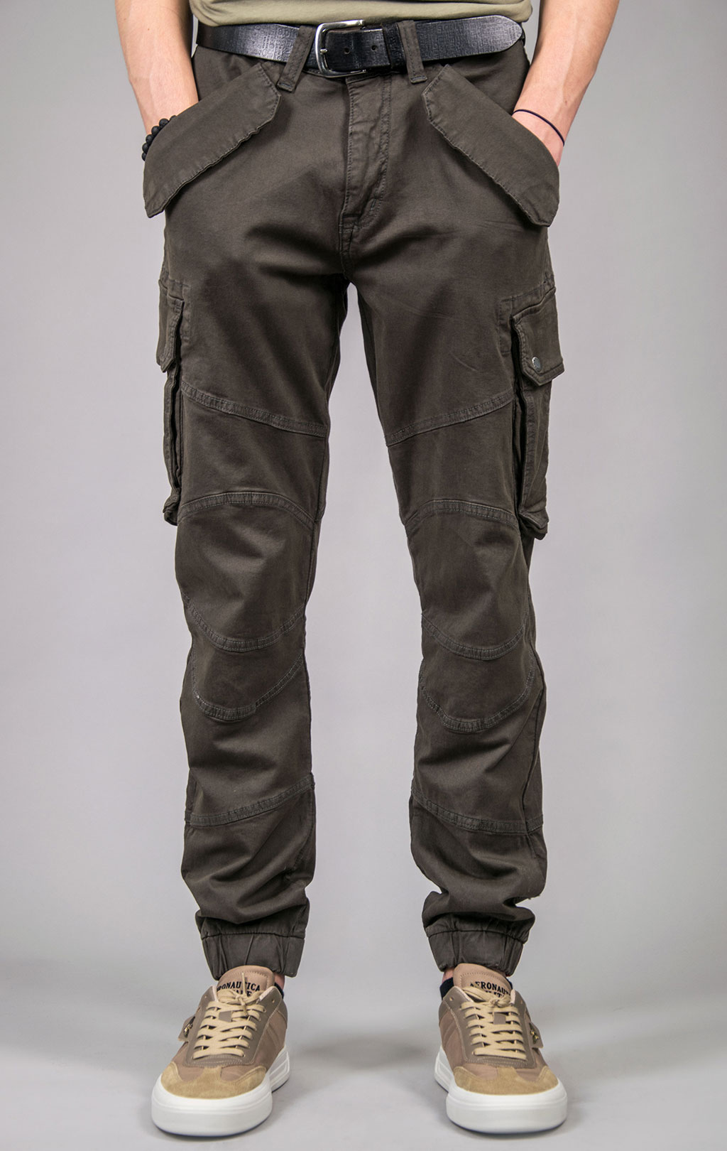 Брюки-карго ALPHA INDUSTRIES COMBAT LW greyblack 