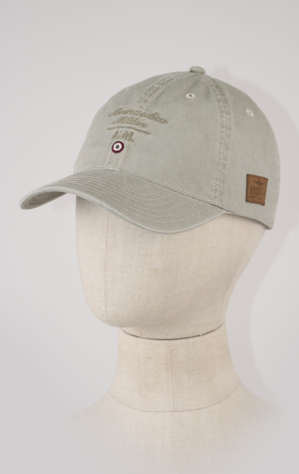 Бейсболка AERONAUTICA MILITARE SS 25 m/CN stone beige washed (HA 1204) 