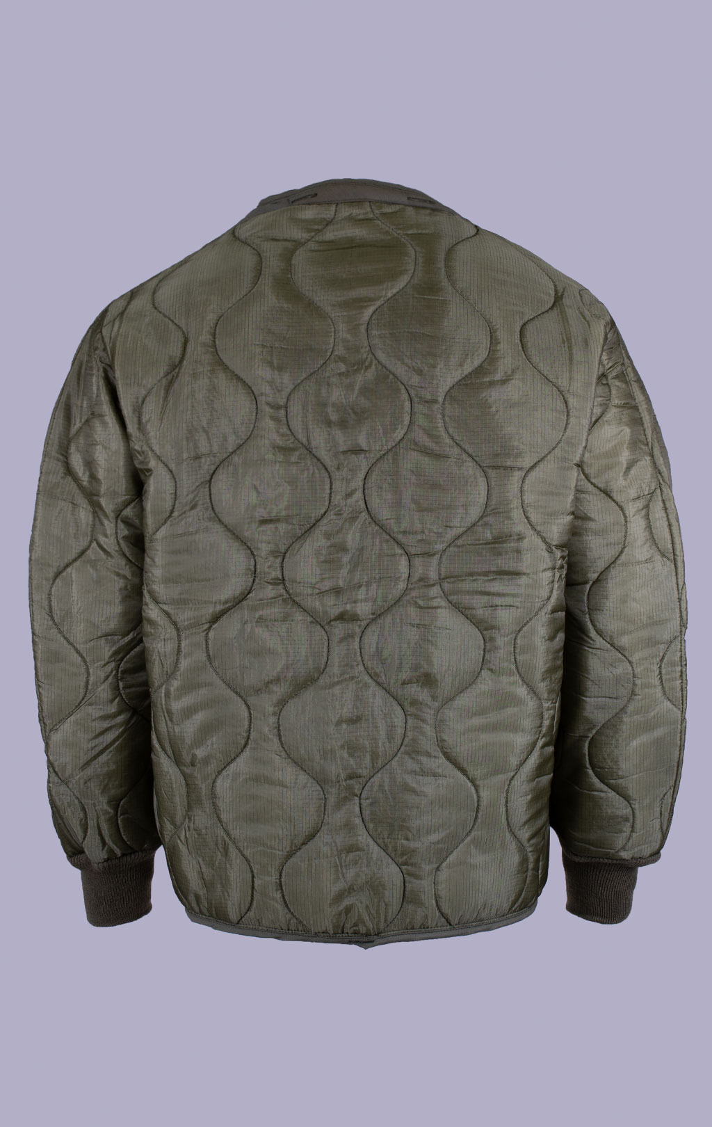 Куртка-подстёжка ALPHA INDUSTRIES M-65 VINTAGE с карманами и манжетами olive drab 