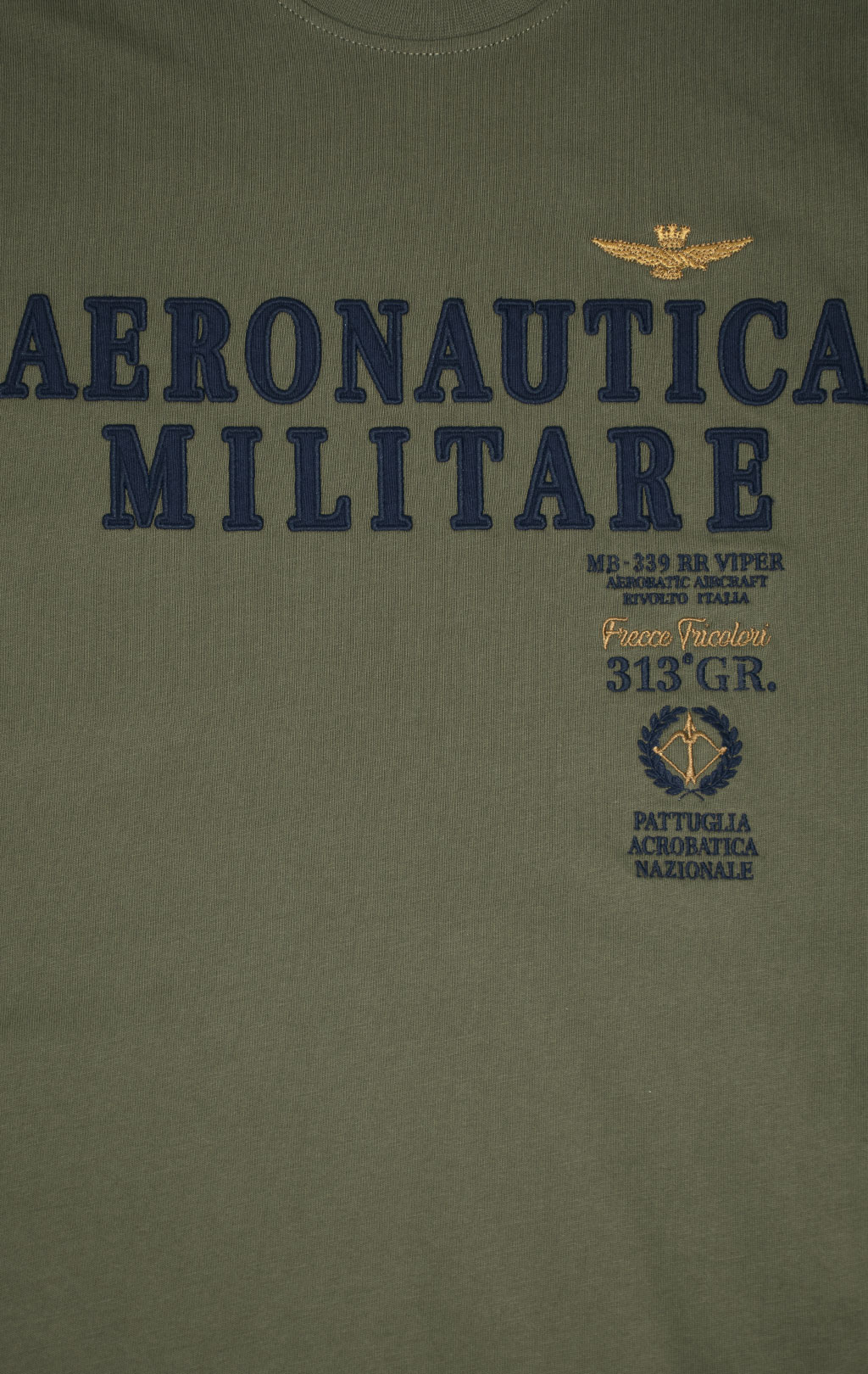 Футболка AERONAUTICA MILITARE SS 25 m/BD military olive (TS 2401) 