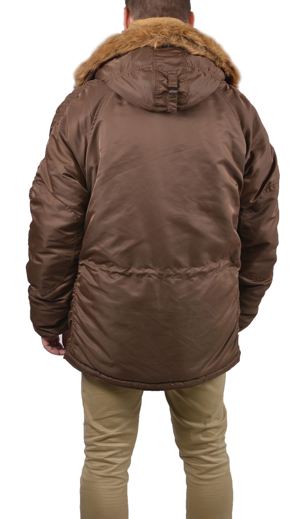 Аляска ALPHA INDUSTRIES CLASSIC N-3B brown 