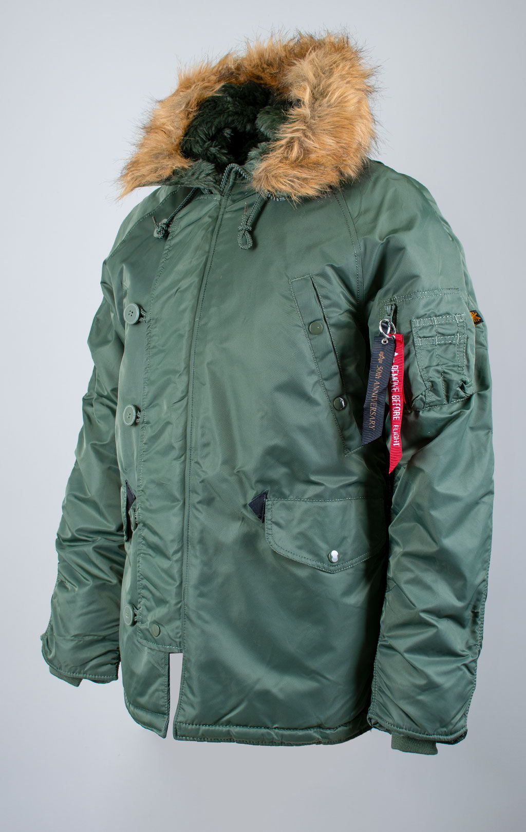 Аляска ALPHA INDUSTRIES CLASSIC N-3B sage green 