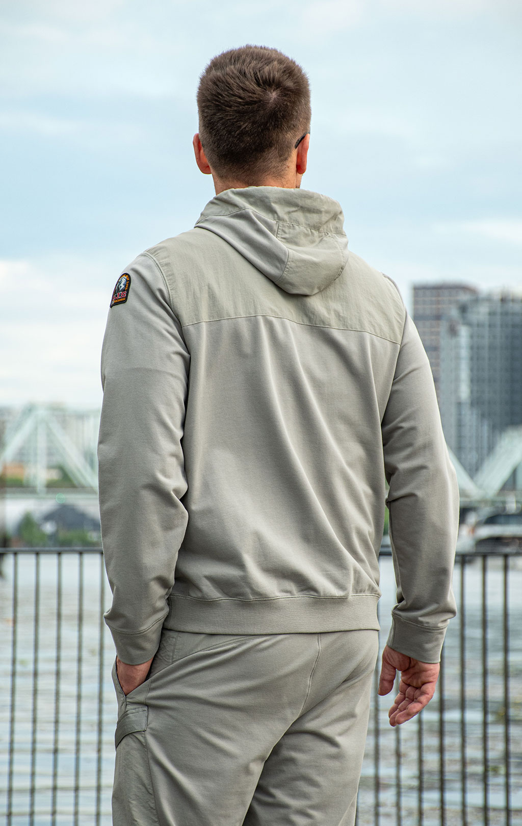 Толстовка комбинированная PARAJUMPERS TRONY SS 26 nowhere 