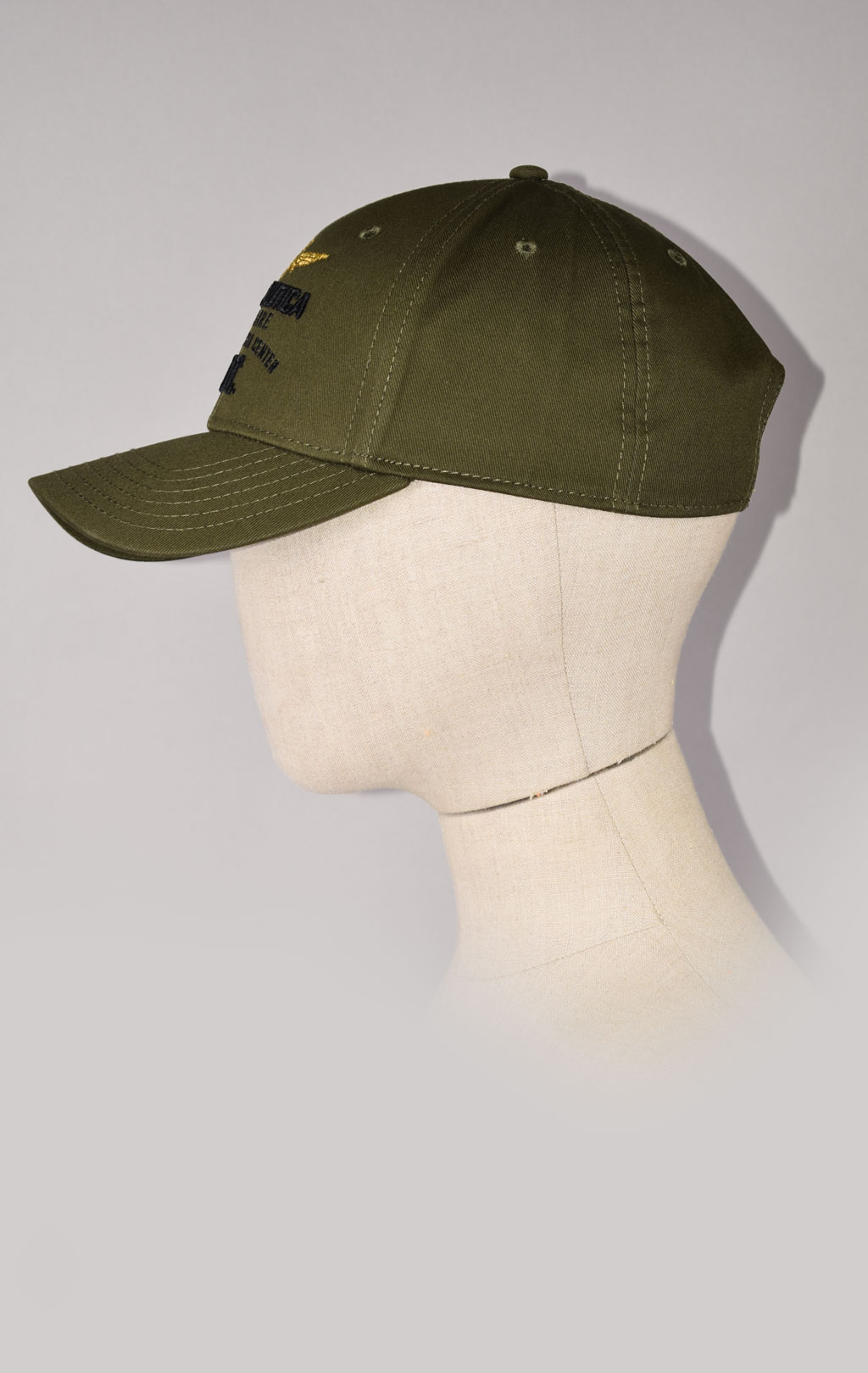 Бейсболка AERONAUTICA MILITARE SS 22/CN verde militare (HA 1106) 