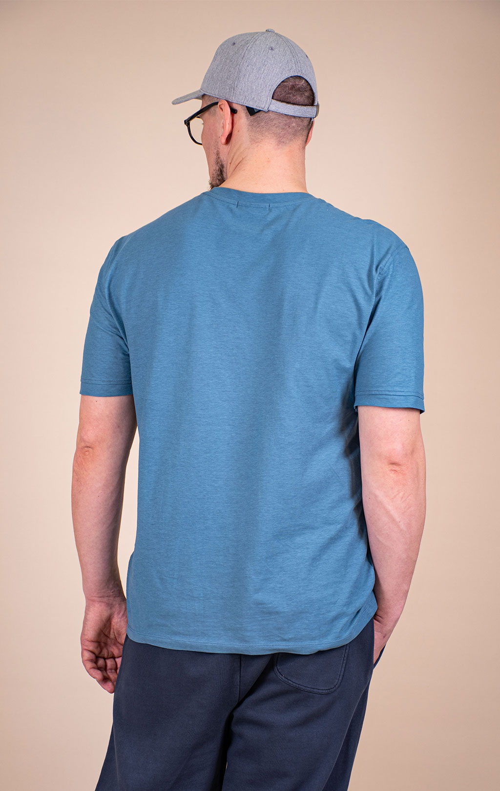 Футболка AERONAUTICA MILITARE big size SS 26/TR dusty blue (TS 2509) 