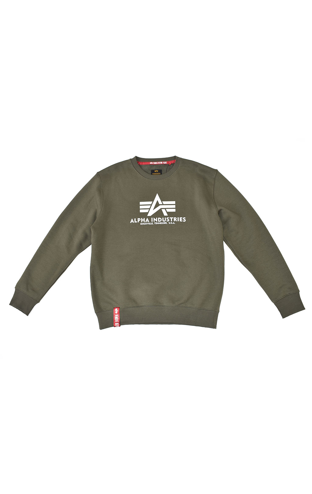 Свитшот ALPHA INDUSTRIES BASIC SWEATER dark olive 