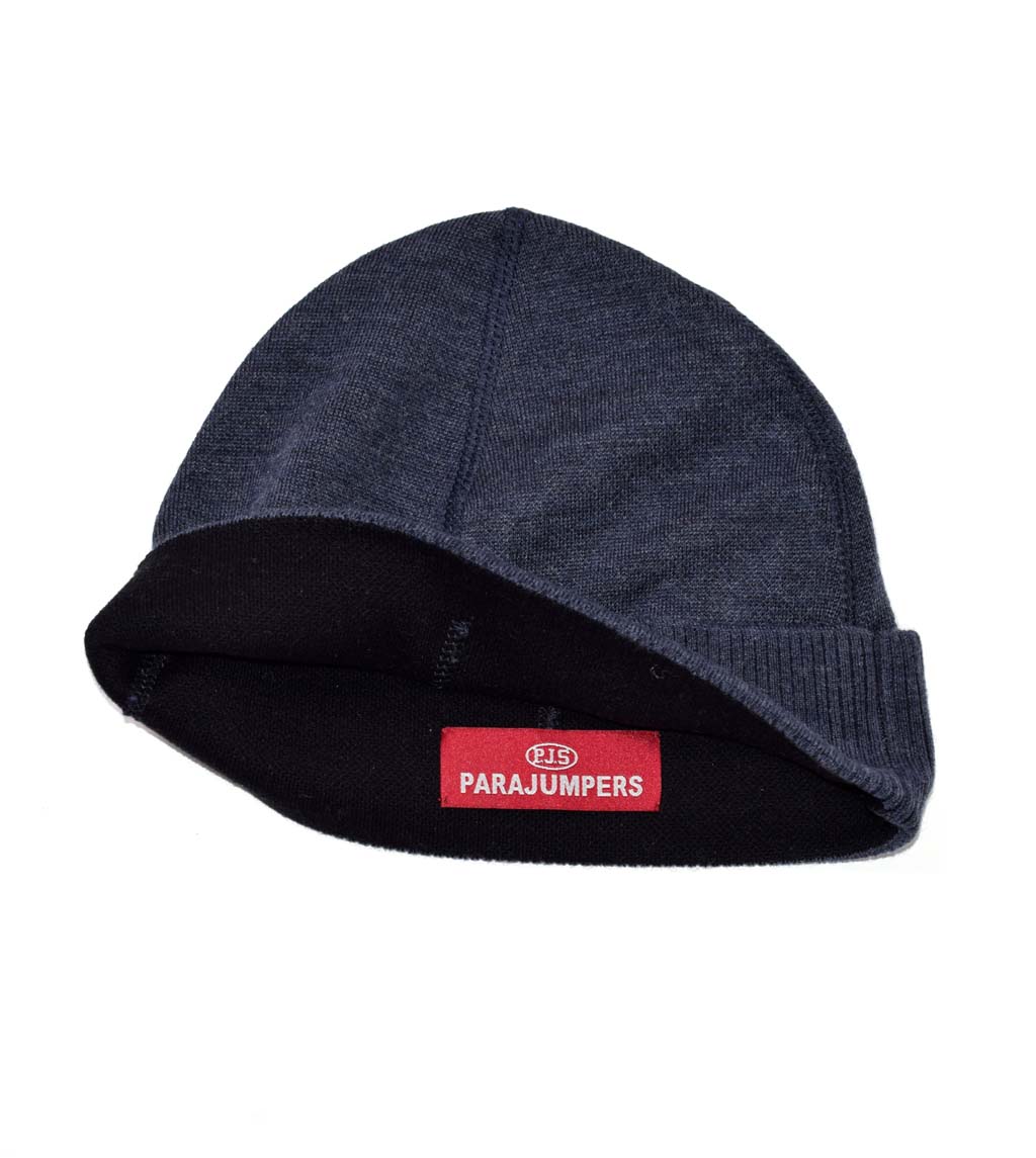 Шапка вязаная PARAJUMPERS DOUBLE HAT FW 20/21 navy 