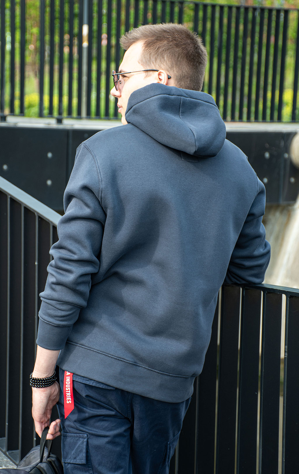 Толстовка ALPHA INDUSTRIES BASIC HOODY navy 