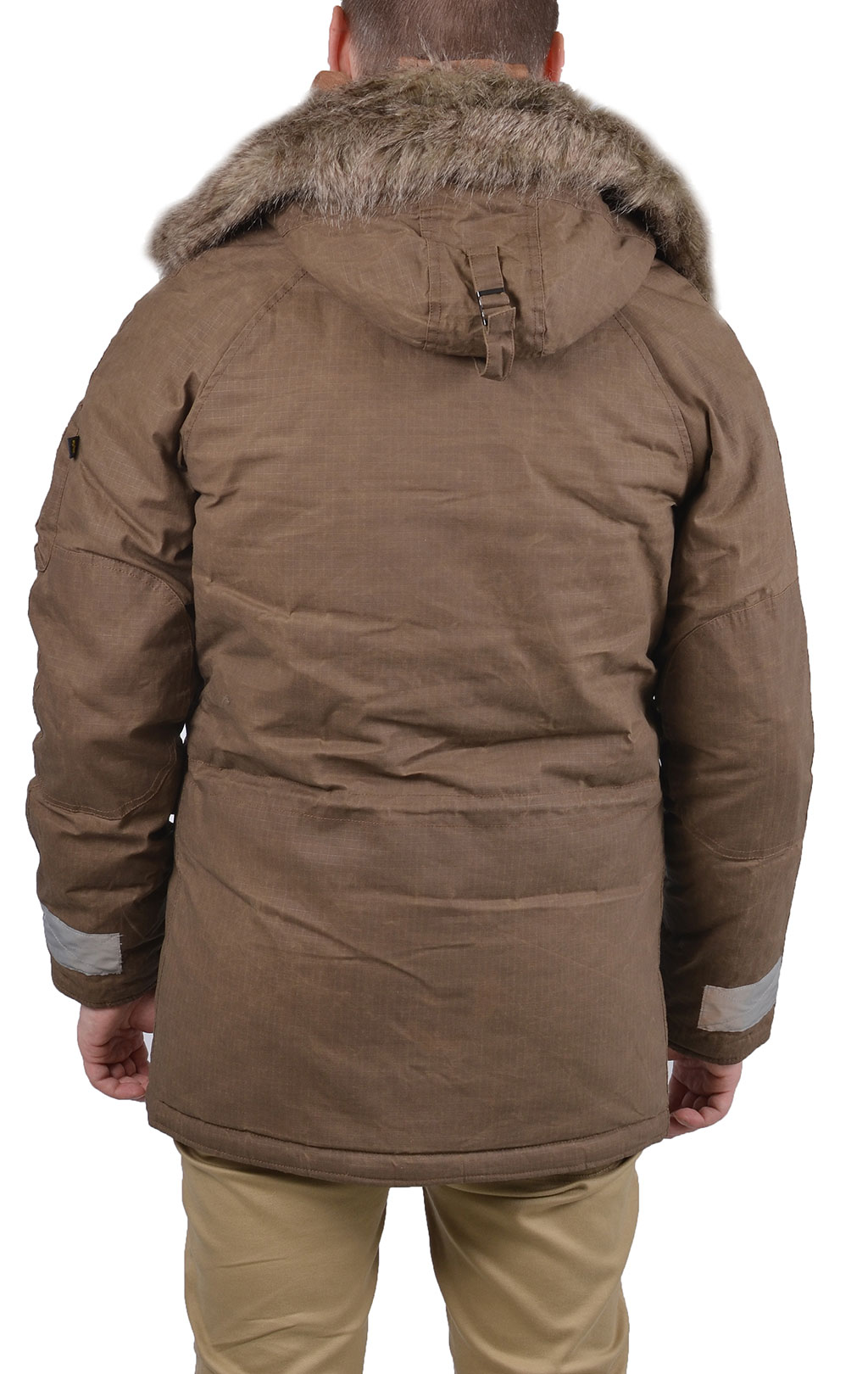 Аляска ALPHA INDUSTRIES W3X N-3B хлопок barnstormer brown 