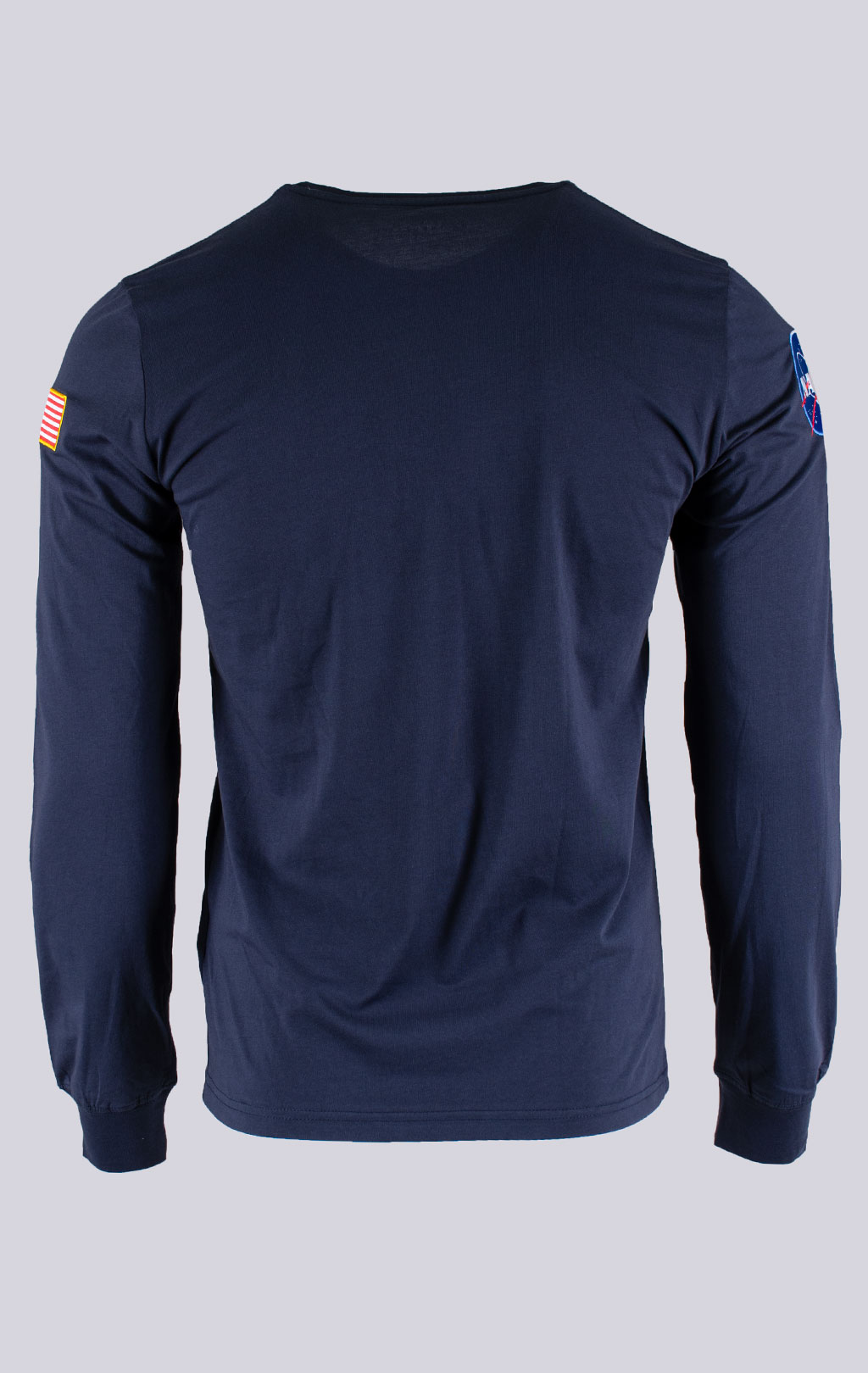 Лонгслив ALPHA INDUSTRIES NASA LS rep. blue 