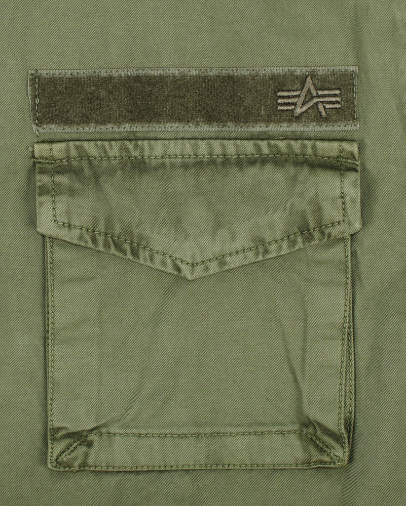 Ветровка ALPHA INDUSTRIES HUNTINGTON PATCH M-65 olive 