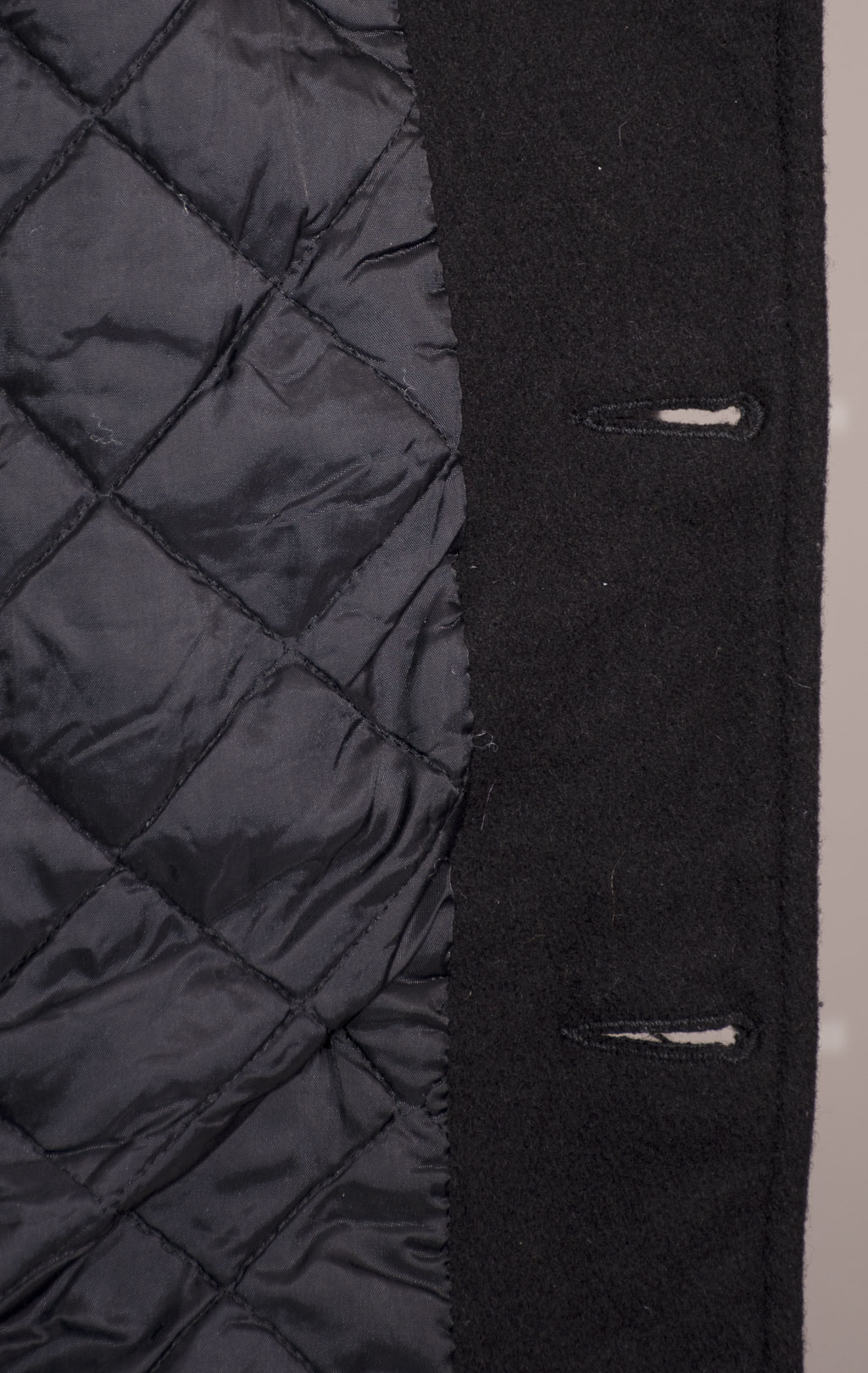Бушлат морской армейский USN PEA COAT жен. PEACOAT шерсть100% black б/у США