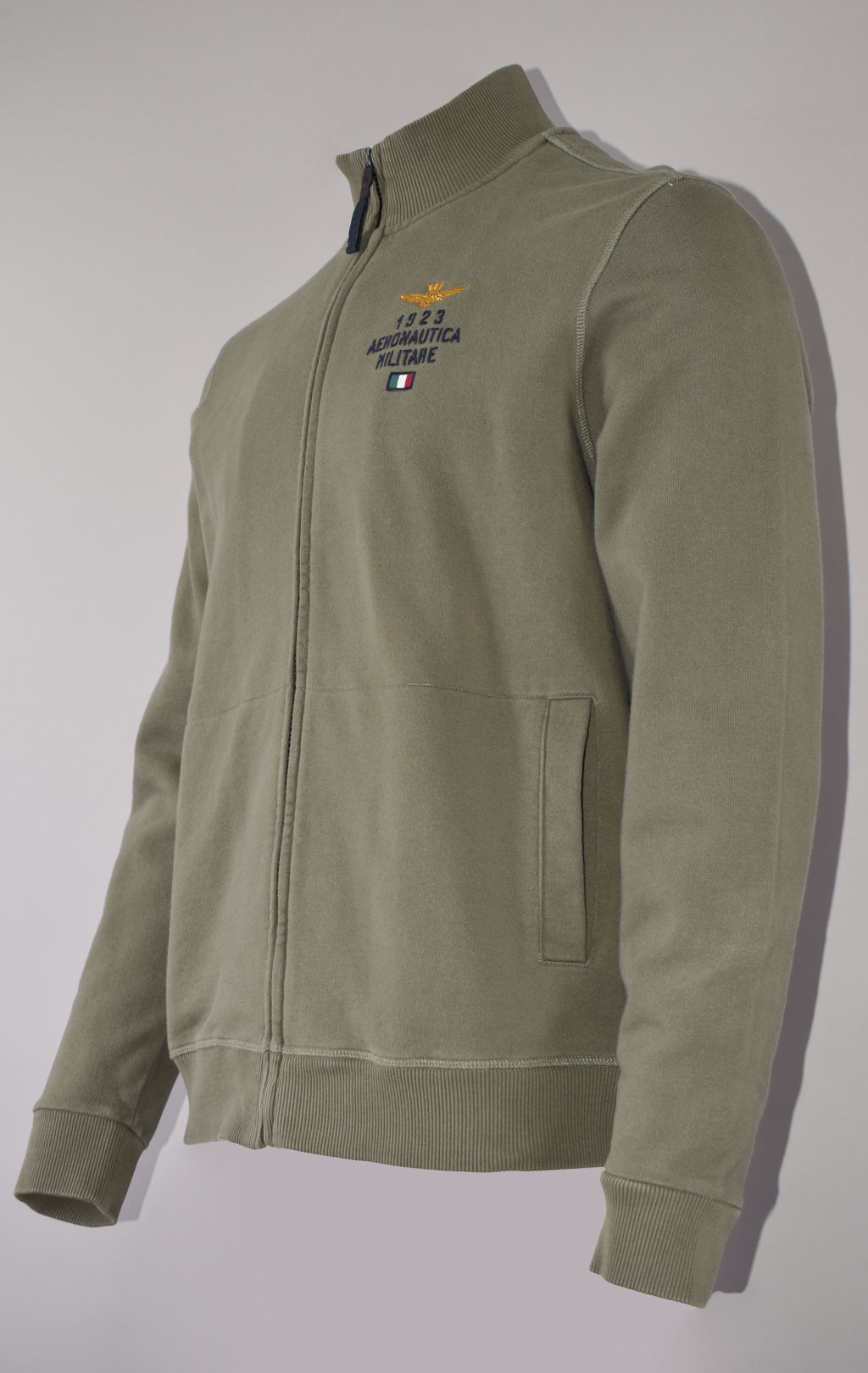 Олимпийка AERONAUTICA MILITARE SS 23/TR verde militare (FE 1745) 