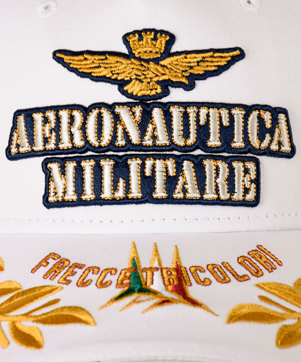 Бейсболка AERONAUTICA MILITARE off white (HA 1008)