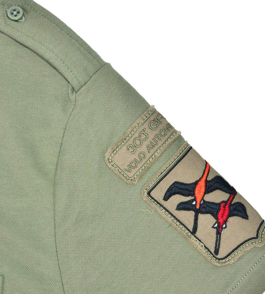 Женская футболка-поло AERONAUTICA MILITARE verde militare (PO 1224) 