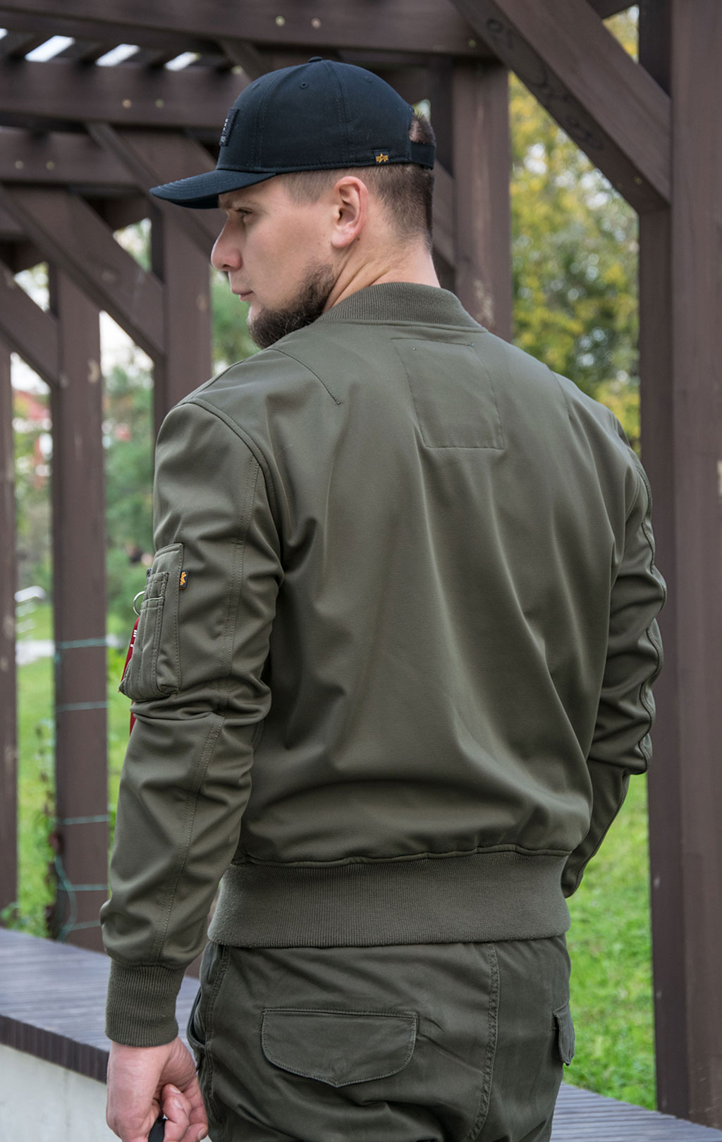 Ветровка ALPHA INDUSTRIES MA-1 Soft Shell olive 