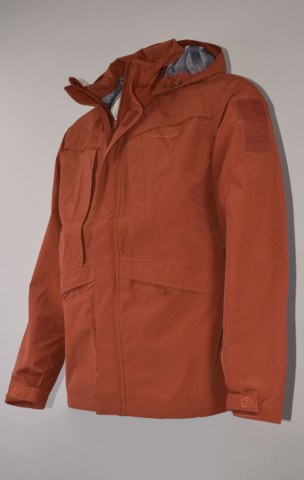 Куртка тактическая Pentagon мембрана HURRICANE MJC® SYSTEM maroon red 07104 
