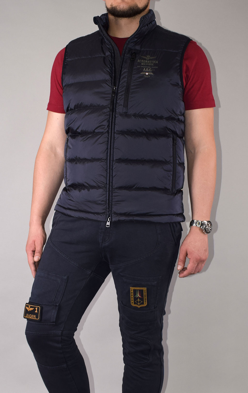 Жилет AERONAUTICA MILITARE FW 20/21/CN blue navy (AB 1894) 