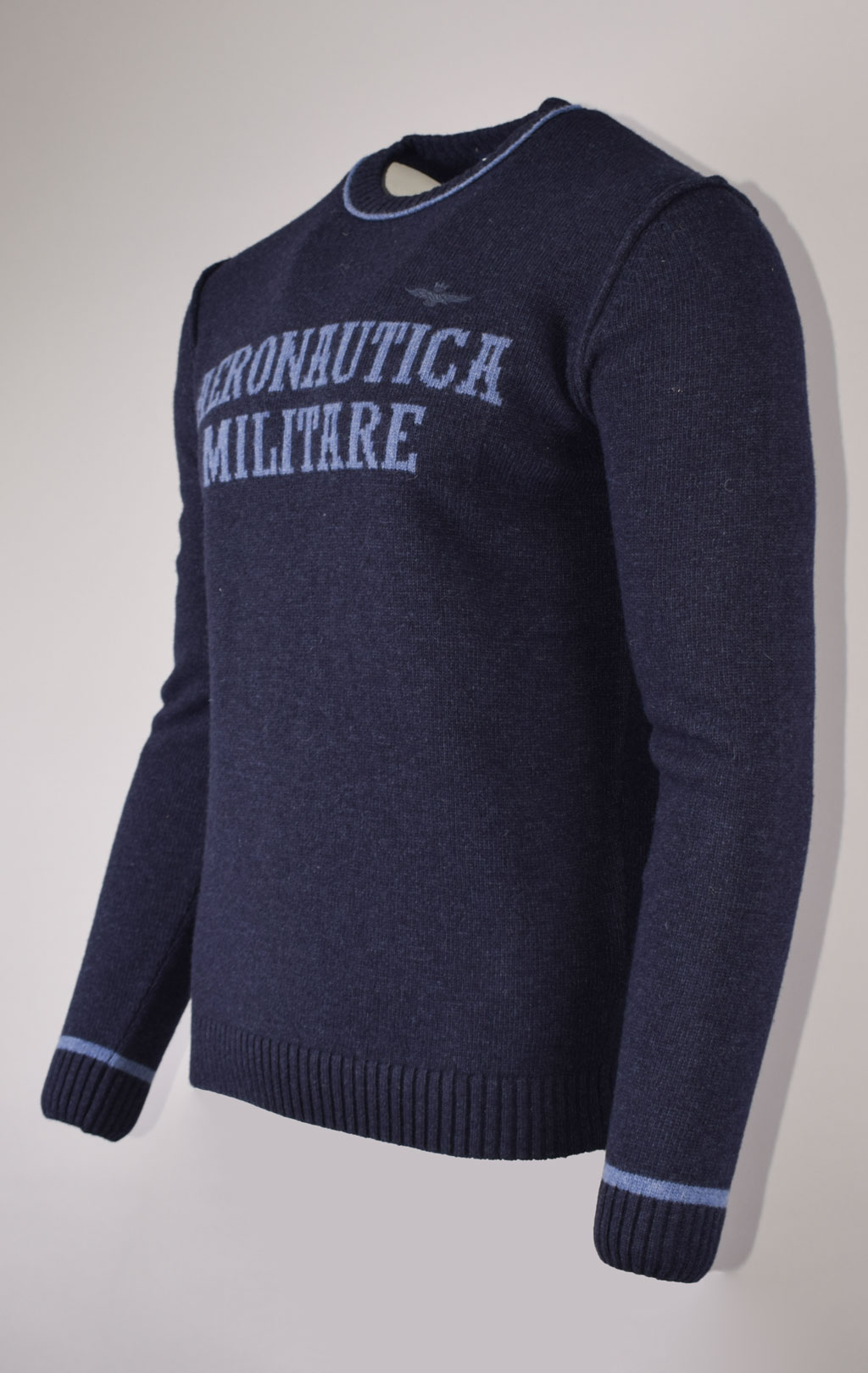 Свитер AERONAUTICA MILITARE FW 23/24/BG blue mountain (MA 1463) 