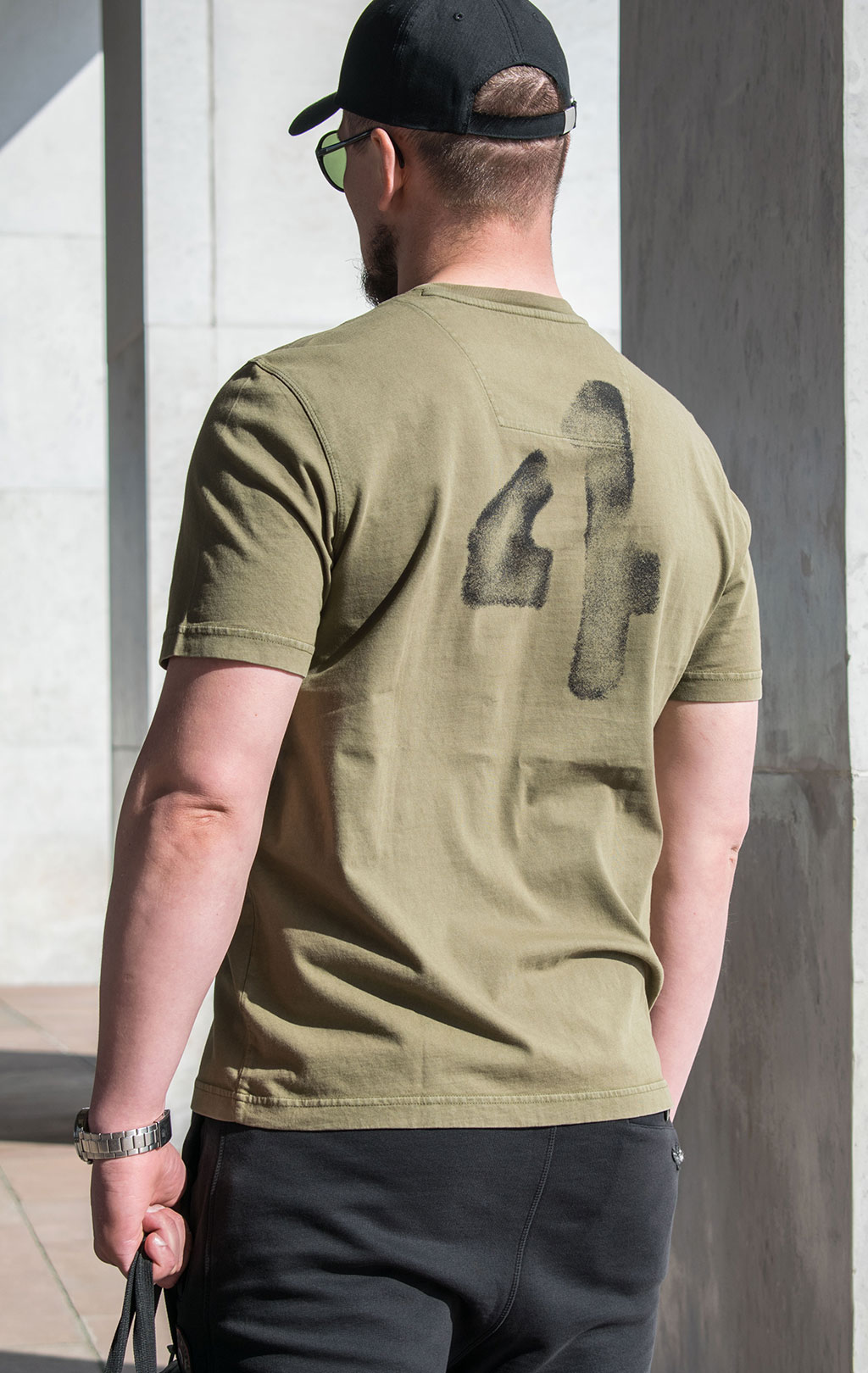 Футболка AERONAUTICA MILITARE SS 22/IN verde militare (TS 1957) 