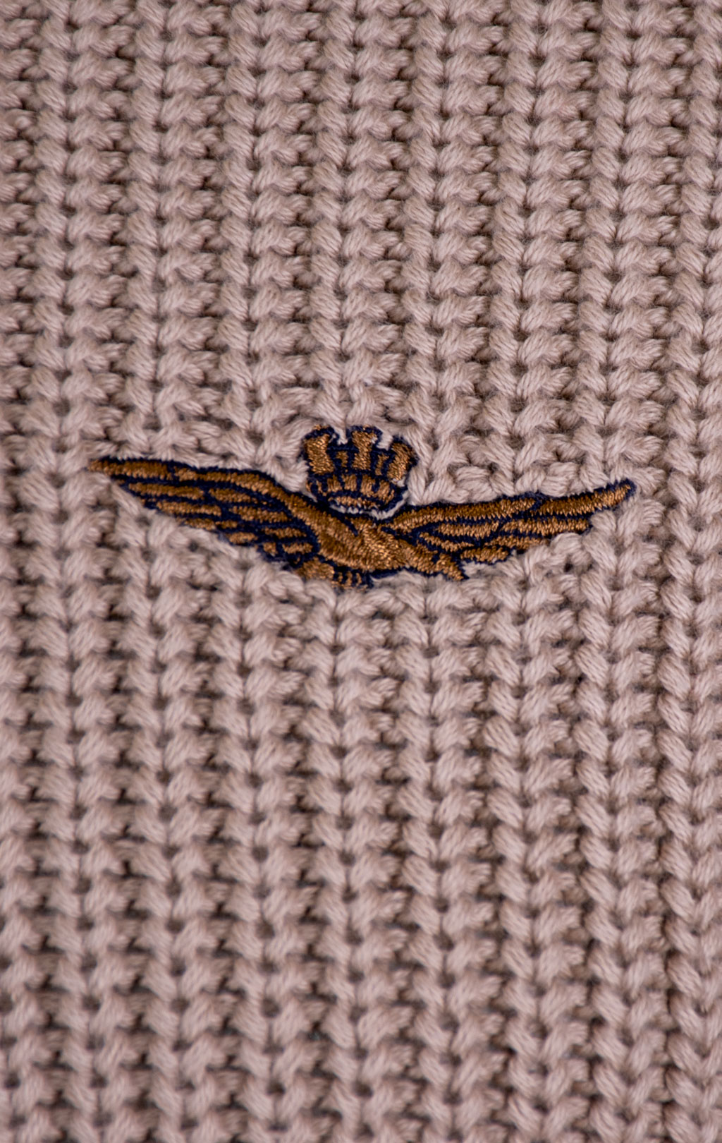 Свитер на пуговицах AERONAUTICA MILITARE FW 26/27/BR hazelnut (MA 1572) 