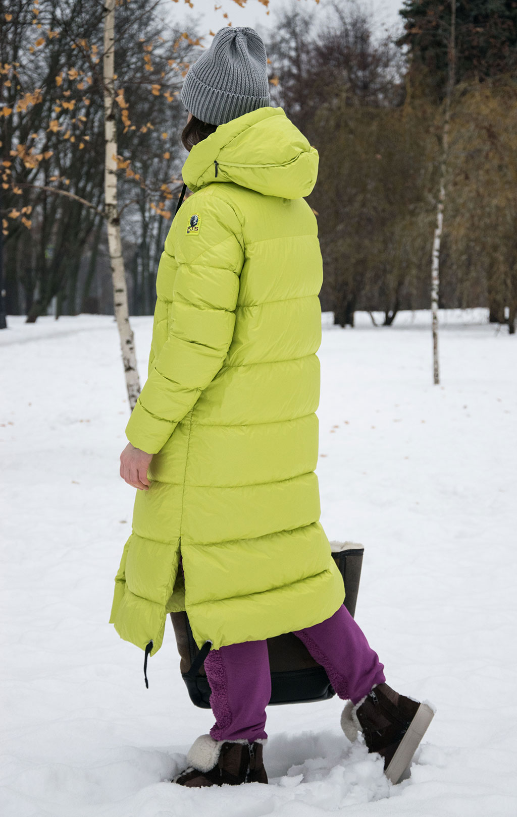 Женское пальто пуховое PARAJUMPERS MUMMY FW 22/23 citronelle 