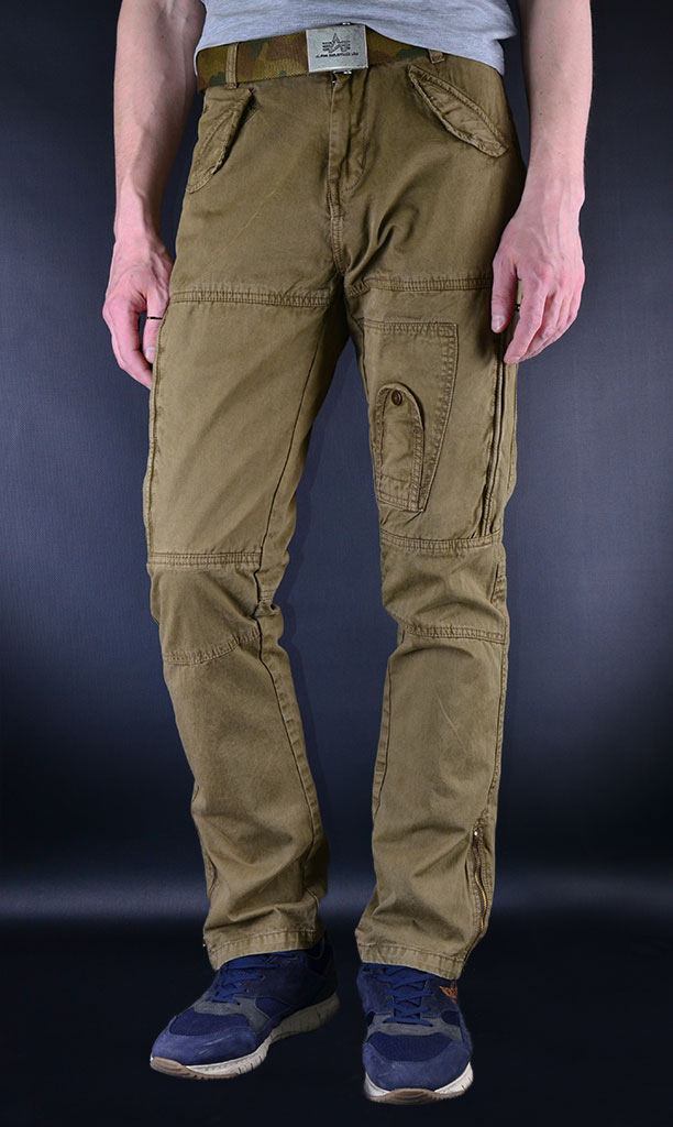 Брюки-карго ALPHA INDUSTRIES FLIGHT VF olive Брюки-карго ALPHA INDUSTRIES FLIGHT VF olive