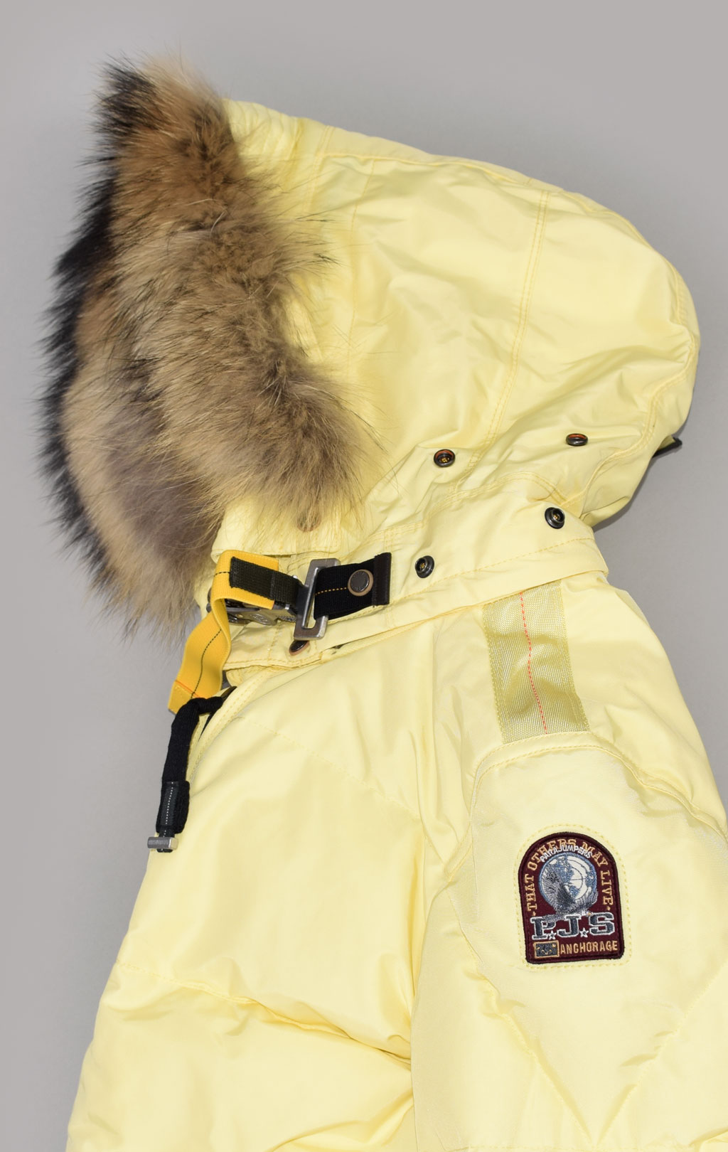 Женская куртка-пуховик PARAJUMPERS LONG BEAR FW 21/22 dusty yellow 