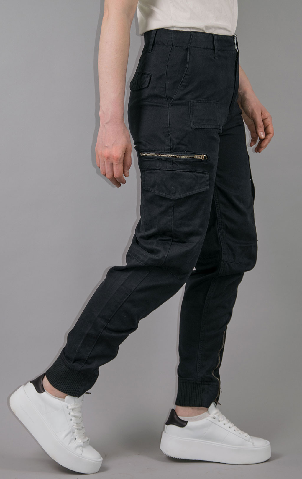 Брюки-карго ALPHA INDUSTRIES A-11 PANT black 