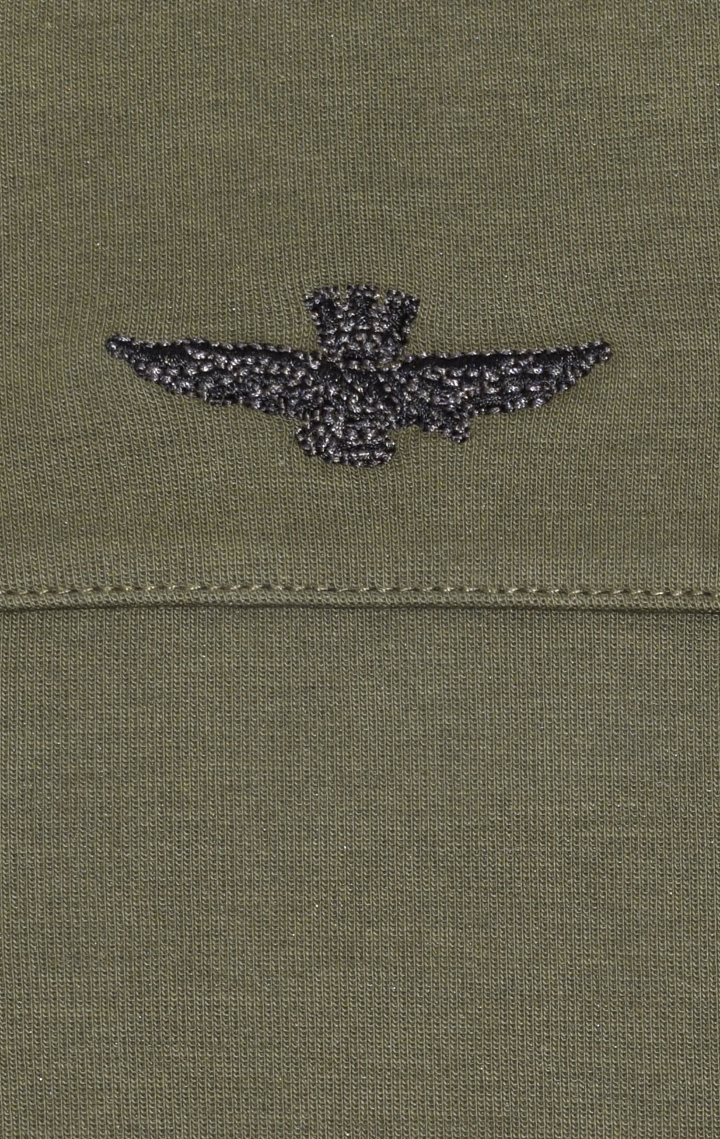 Толстовка с капюшоном AERONAUTICA MILITARE SS 21/TR verde scuro (FE 1595) 
