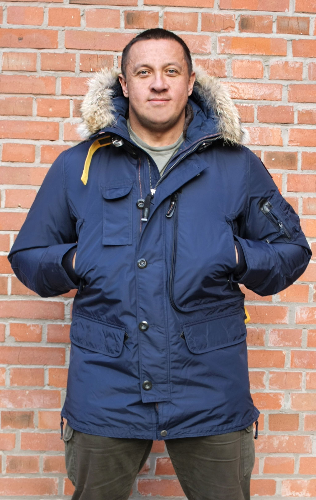 Аляска-пуховик PARAJUMPERS KODIAK cadet blue 