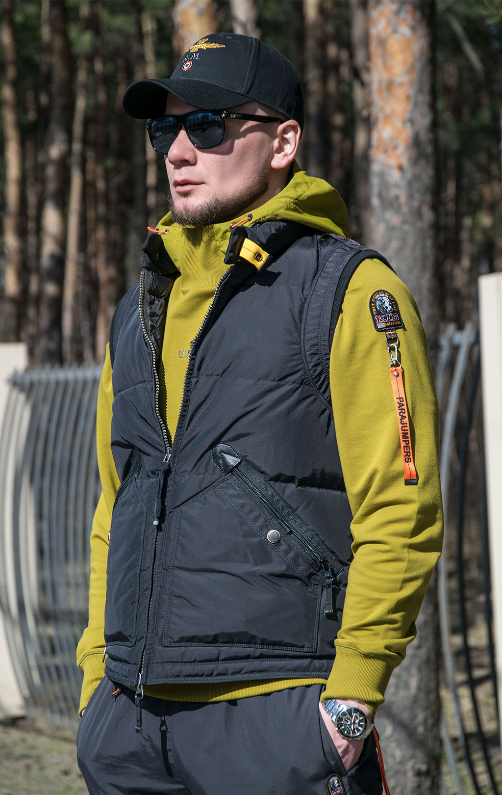 Жилет пуховой PARAJUMPERS KOBUK black 