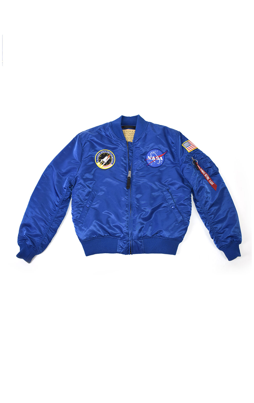 Бомбер ALPHA INDUSTRIES VF NASA MA-1 NASA blue 