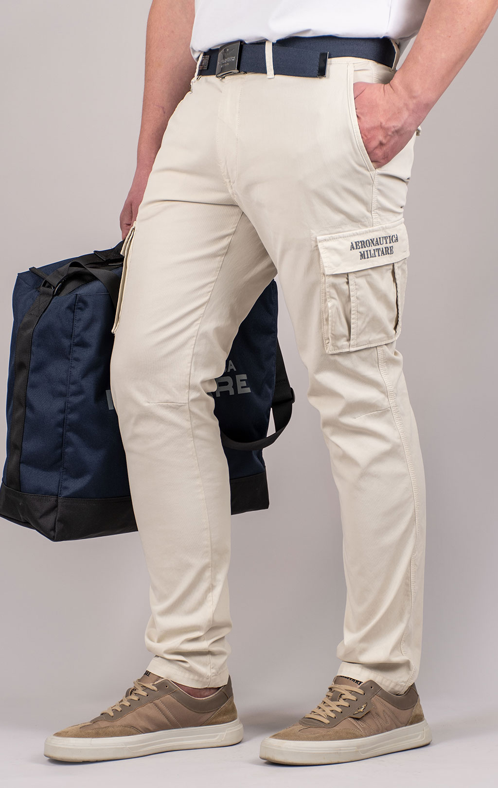 Брюки-карго AERONAUTICA MILITARE SS 25 m/AL ghiaccio (PA 1329) 