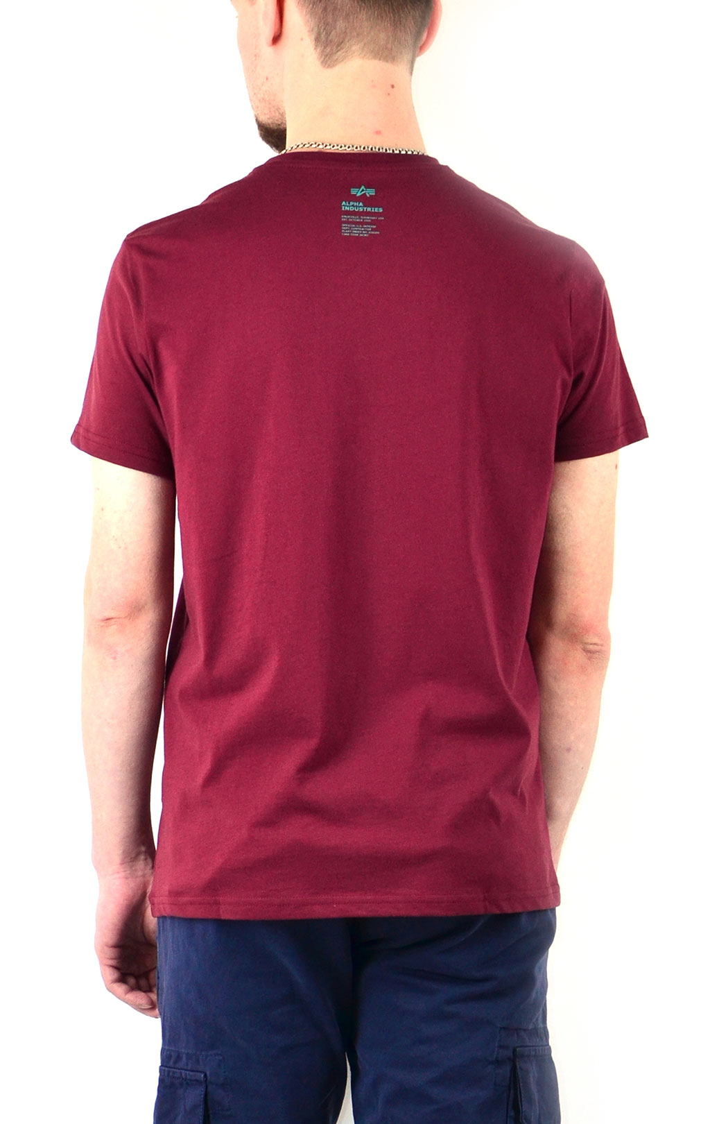 Футболка ALPHA INDUSTRIES STAR T burgundy 