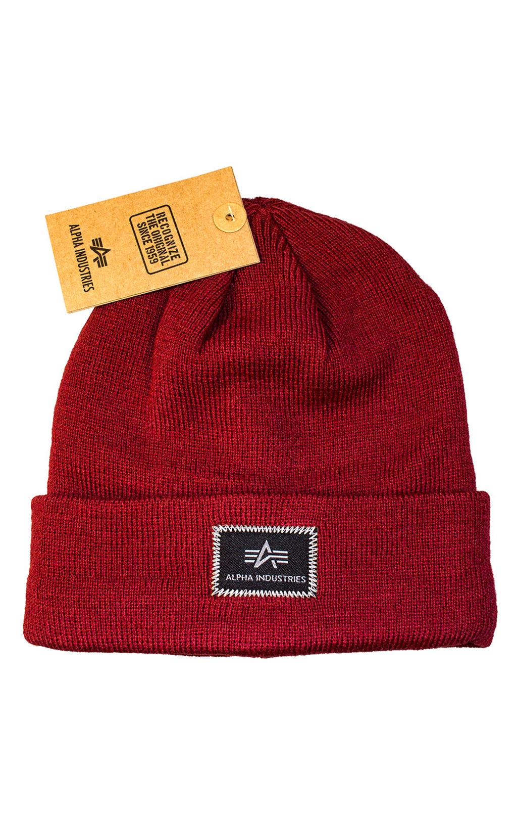 Шапка ALPHA INDUSTRIES X-FIT BEANIE burgundy 