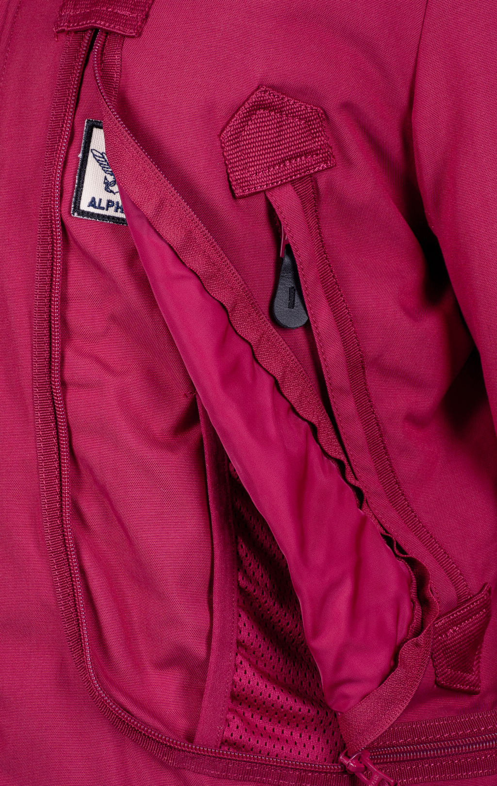 Женская аляска ALPHA INDUSTRIES POLAR major red 