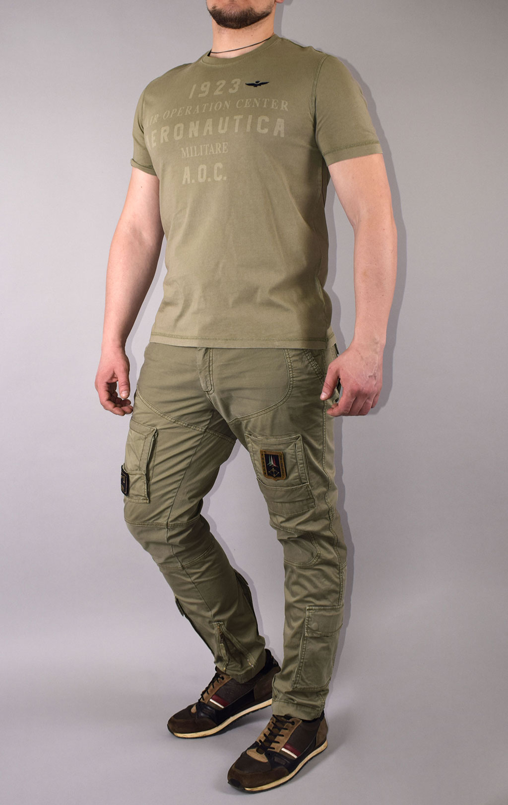 Футболка AERONAUTICA MILITARE SS 21/IN green (TS 1814) 