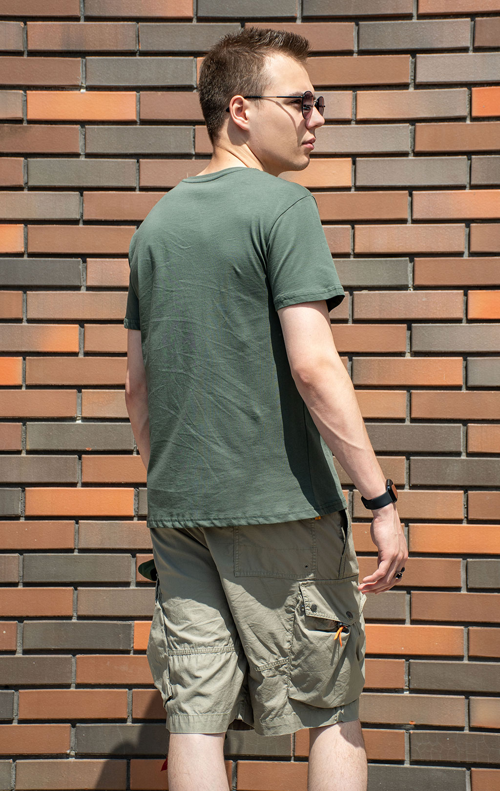 Футболка ALPHA INDUSTRIES BASIC T dark olive 