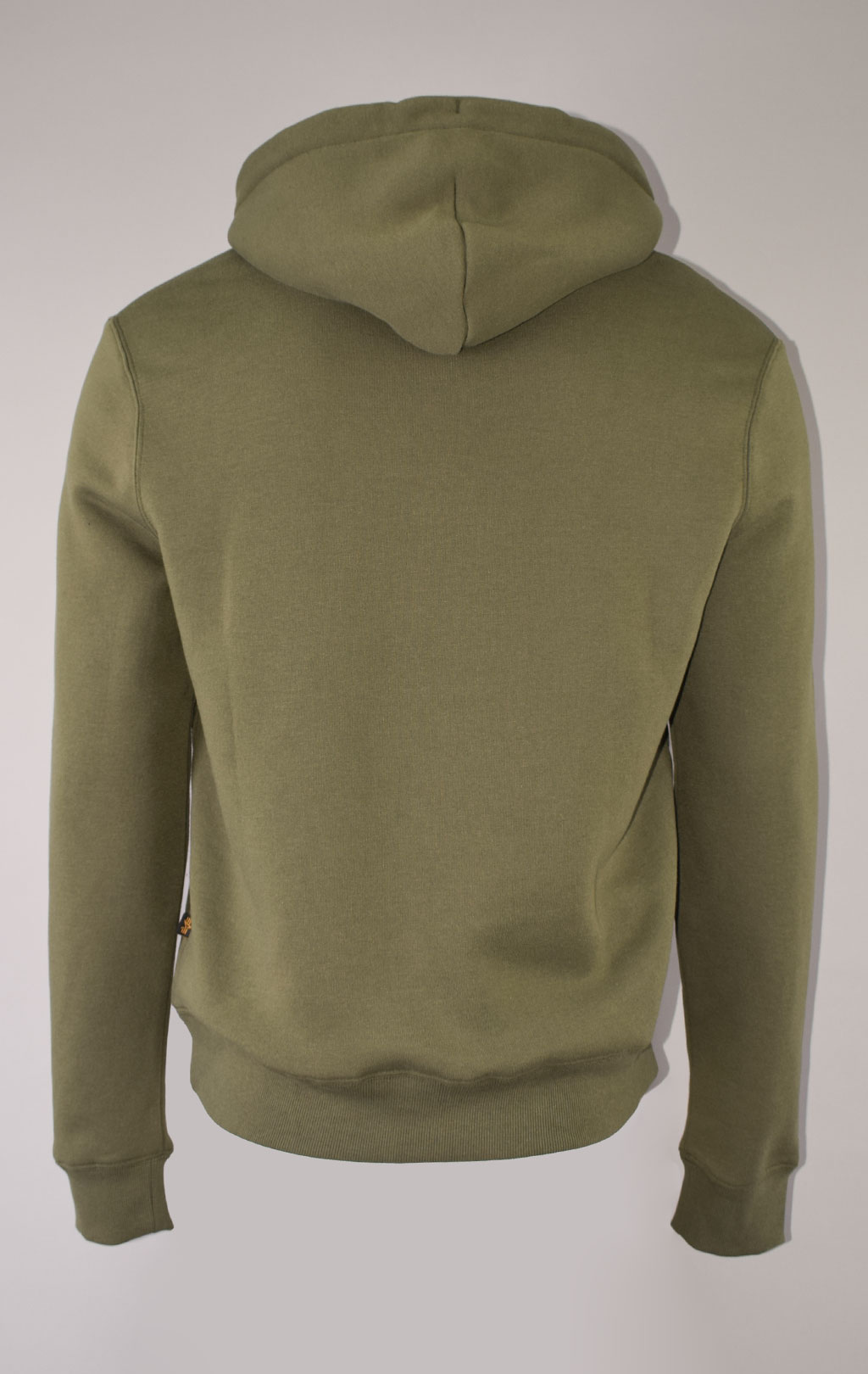 Толстовка ALPHA INDUSTRIES BASIC LOGO HOODIE olive 