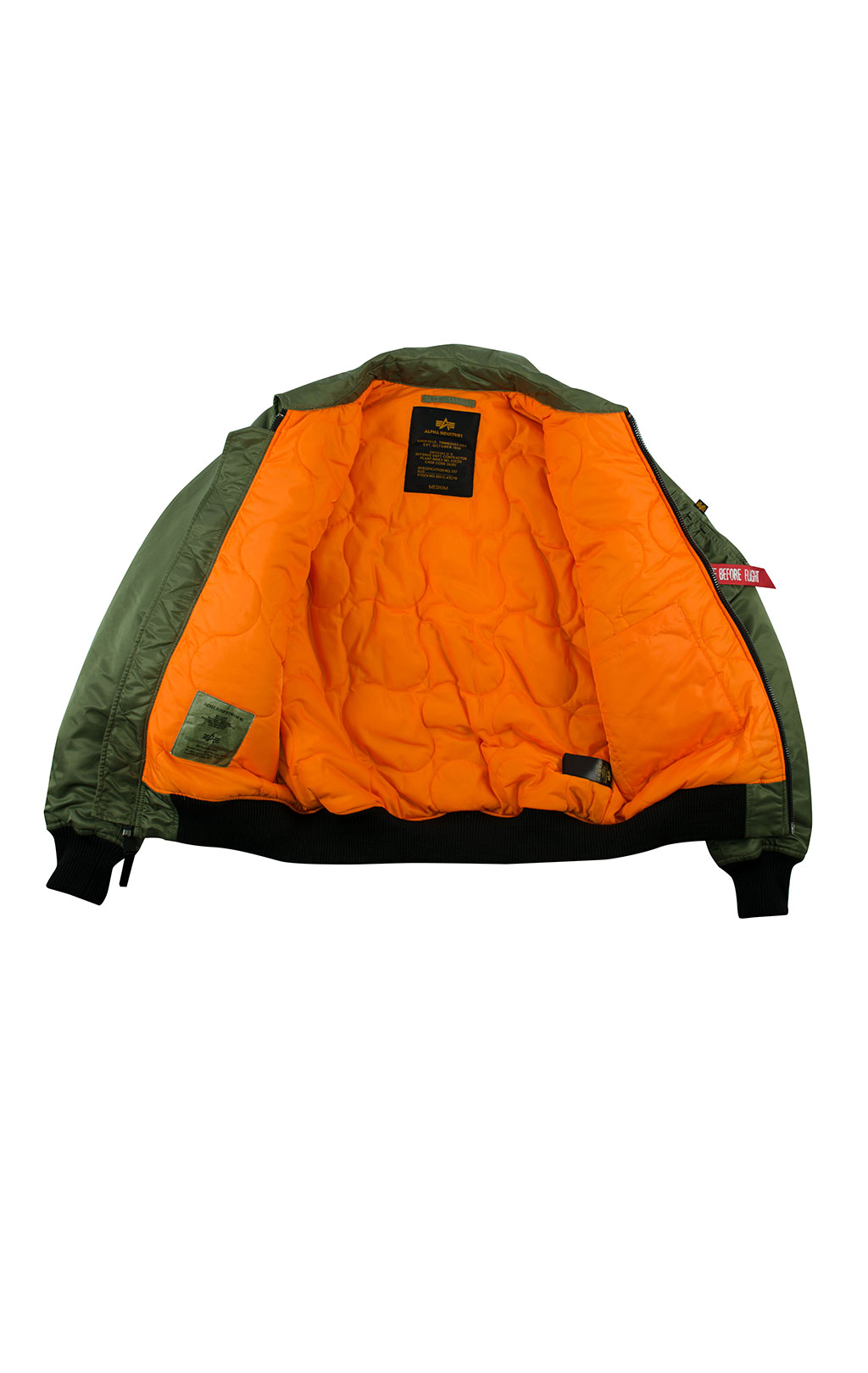 Куртка летная ALPHA INDUSTRIES VF BL CWU sage green 