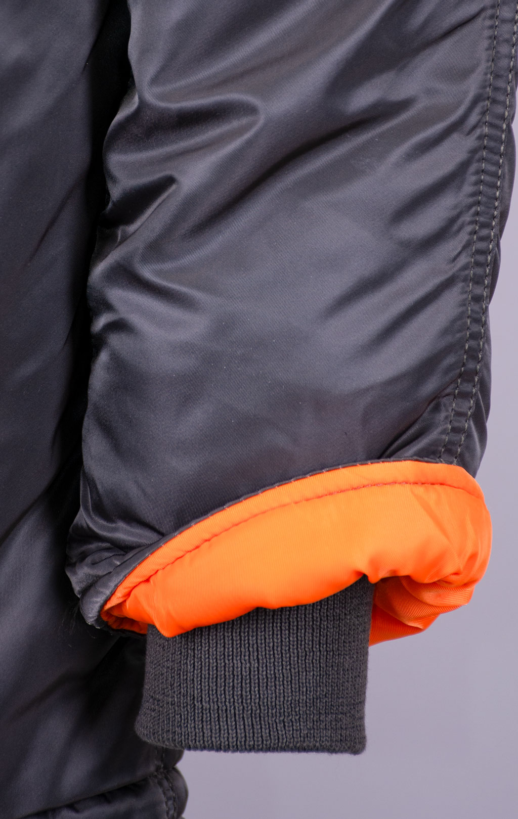 Аляска ALPHA INDUSTRIES SLIM FIT GEN-I N-3B rep. grey/orange 