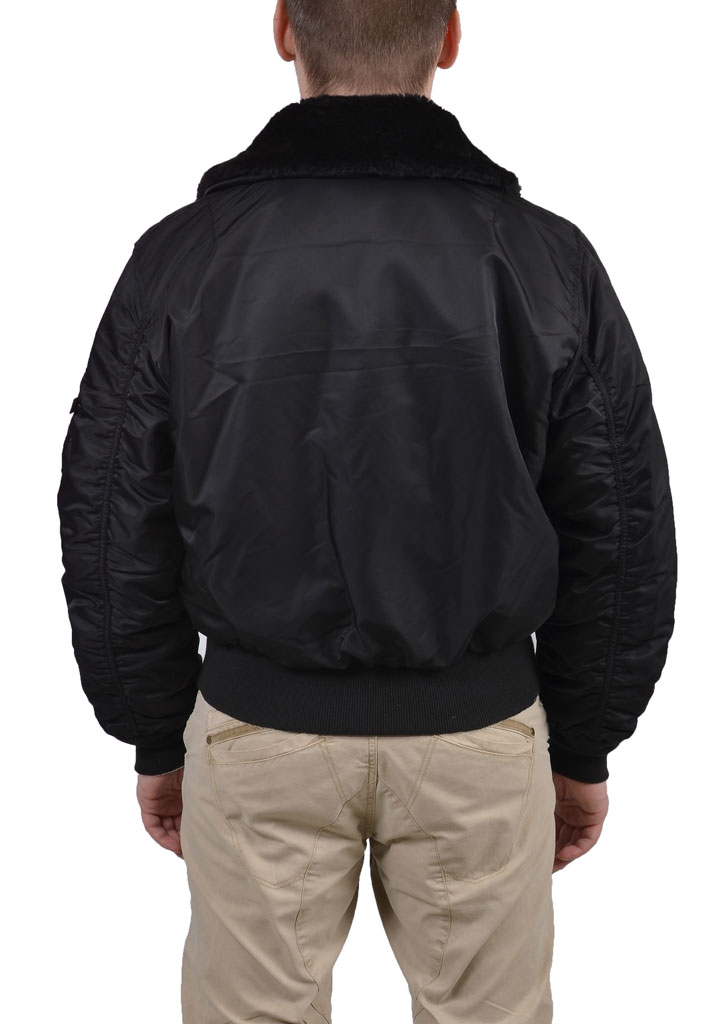 Куртка летная ALPHA INDUSTRIES CLASSIC B-15 black 