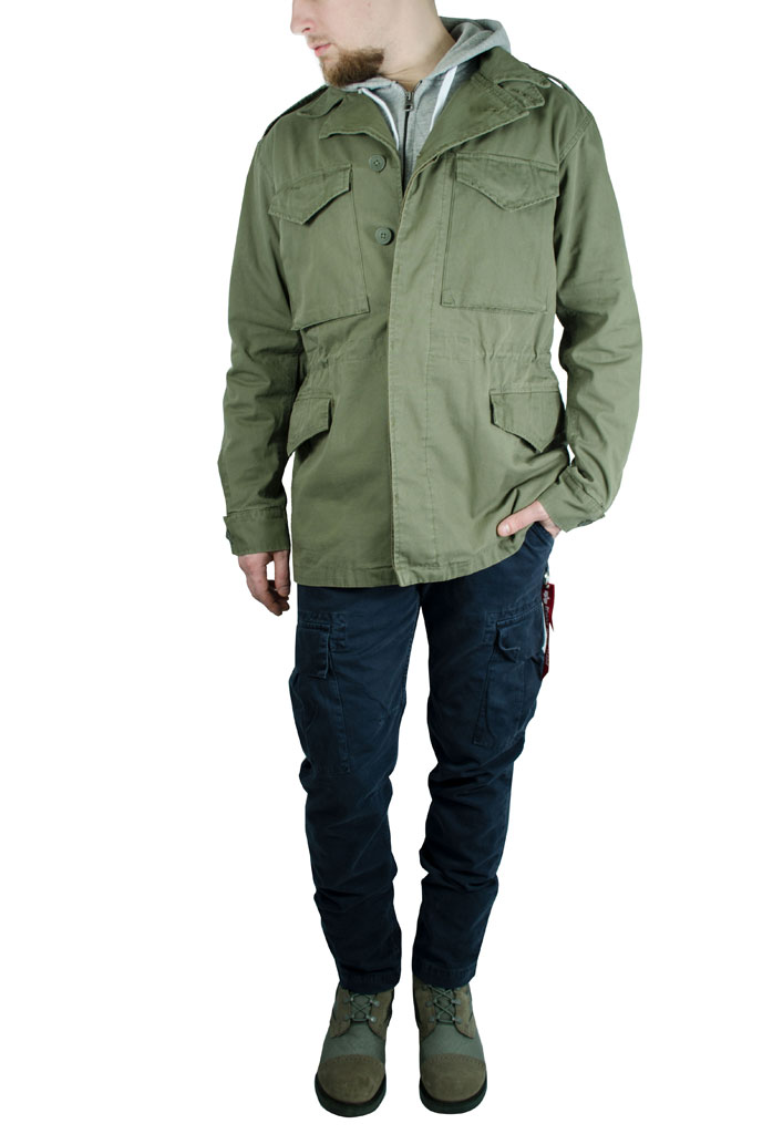 Куртка COCKPIT Field Jacket M-43 olive (Z26L006P) Куртка COCKPIT Field Jacket M-43 olive (Z26L006P)