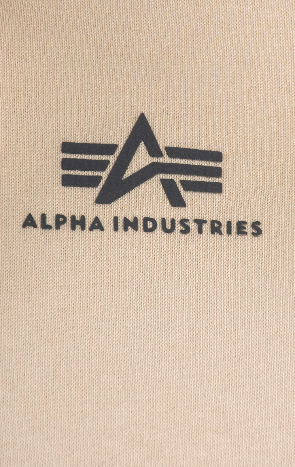 Толстовка ALPHA INDUSTRIES BASIC ZIP HOODY SMALL LOGO jet stream white 
